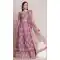 Lavender Color Net Embroidery Work Traditional Women Lehenga Choli -4427154478