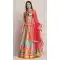 Gota Zari Printed Traditional Women Lehenga Choli in Multi color -4427154485