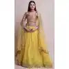 Multi Color Net Fancy Evening Wear Lehenga Choli - 4449154605