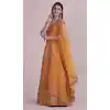 Orange Color Taffetta Silk Fancy Evening Wear Lehenga Choli - 4449154608