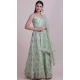 Pista Green Color Taffeta Silk Fancy Evening Wear Lehenga Choli - 4449154610