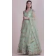 Pista Green Color Taffeta Silk Fancy Evening Wear Lehenga Choli - 4449154610