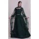 Emerald Green Color Net Fancy Evening Wear Lehenga Choli - 4449154611