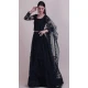 Navy Blue Color Net Fancy Evening Wear Lehenga Choli - 4449154618