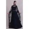 Navy Blue Color Net Fancy Evening Wear Lehenga Choli - 4449154618