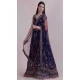 Royal Blue Color Taffeta Silk Fancy Evening Wear Lehenga Choli - 4449154620