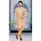Exquisite Light Pink Brocade Designer Festival Wear Men's Sherwani in Plus Size -4456154722