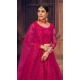 Rani Pink Color Net Embroidered Designer Festive Wear Lehenga Choli - 4451154631