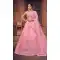 Baby Pink Color Net Designer Festive Wear Lehenga Choli - 4451154635