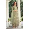 Pista Green Color Pure Butterfly Net Sequence Work Heavy Party Wear Suit- 4458154742