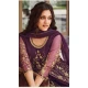 Purple Color Pure Butterfly Net Sequence Work Heavy Party Wear Suit- 4458154744