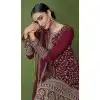 Pink Color Embroidery Work Georgette Pakistani Style Palazzo Salwar Kameez -4475154860