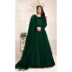 Green Color Net Sequence Work Party Wear Long Gown Dresses - 4483154902