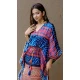 Navy Blue Color Pure Gaji Silk Bandhani Digital Print Party Wear Kaftan Kurti -4485154911