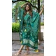 Green Color Pure Gaji Silk Bandhani Digital Print Party Wear Kaftan Kurti -4486154914
