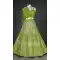 Green Color Sequins And Thread Work Georgette Indo-Western Lehenga Choli -4502154999