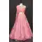 Baby Pink Sequence Embroidery Work Net Indo-Western Lehenga Choli -4502155000