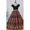 Black Color Zari Weaving Work Jacquard Silk Western Style Lehenga -4503155028