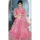 Dark Pink Color Embroidered Party Wear Net Kids Girl Lehenga Choli -4466154820