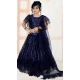 Navy Blue Color Embroidered Net Party Wear Lehenga Choli -4466154823