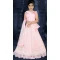 Dark Pink Color Net Lucknowi Work Party Wear Kids Girl Lehenga Choli  -4467154824