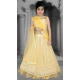 Yellow Color Net Lucknowi Work Party Wear Kids Girl Lehenga Choli  -4467154827