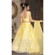 Light Yellow Color Net Sequence Thread Work Party Wear Kids Girl Lehenga Choli -4469154833