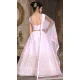 Light Pink Color Net Sequence Thread Work Party Wear Kids Girl Lehenga Choli -4469154834