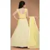Yellow Color Heavy Fox Georgette Kids Girls Party Wear Lehenga Choli -4470154838