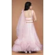 Pink Color Heavy Net Handwork With Kids Girls Party Wear Lehenga Choli -4471154841
