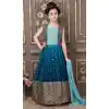 Rama Color Georgette Embroidery Work Designer Girls Wear Lehenga Choli -4477154872
