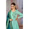 Sky Blue Color Art Silk Gown Style Readymade Party Salwar Kameez -4511155089