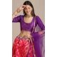 Beautiful Pink Color Jacquard Gold Woven Work Traditional Party Wear Lehenga Choli - 451715551