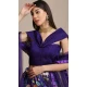 Purple Color Gotta Zari Work Floral Print Traditional Party Wear Lehenga Choli - 4517155158