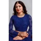 Blue Color Embroidery Work Net Traditional Party Wear Lehenga Choli-4518155162