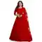 Beautiful Red Color Embroidery Work Net Traditional Party Wear Lehenga Choli-4518155166