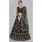 Black Color Embroidery Work Net Party Wear Women Lehenga Choli -4519155174