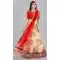 Beige Color Floral Printed Work Banglory Silk Party Wear Women Lehenga Choli -4519155179