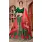 Green Color Zari Work Jacquard Traditional Wear Plus Size Lehenga Choli -4520155186