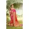 Red Pink Color Gaji Silk Weaving And Gota Pati Work Wedding Wear Saree -4533155292