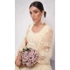 Off White Color Net Embroidery Wedding Wear Lehenga Choli -4534155305