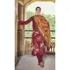 Violet Color Digital Printed Velvet Palazzo Style Festival Wear Salwar Kameez -4542155398