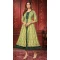 Green Rayon Gold Foil Printed Party Wear Kurti With Women Shrug-4545155415