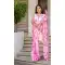 Pink Color Printed Digital Satin Silk Casual Wear Saree -4558155492