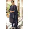 Navy Blue Color Faux Georgette Embroidery Work Casual Wear Churidar Kameez -4559155495