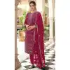 Pink Color Faux Georgette Embroidery Work Casual Wear Churidar Kameez -4559155496