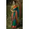 Rama Blue Color Digital Print Work Brasso Traditional Wear Saree -4577155645