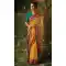 Yellow Color Digital Print Work Brasso Traditional Wear Saree -4577155646