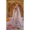 Style Purple Color Embroidery Velvet Bridal Wedding Wear Lehenga Choli -4578155655