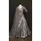 Grey Georgette Sequins and Embroidery Work Designer Party Wear Lehenga Choli-4609155985
